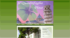 Desktop Screenshot of ilquadrifogliopisa.com