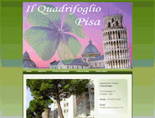 Tablet Screenshot of ilquadrifogliopisa.com